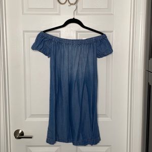 off the shoulder dress